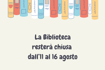 Chiusura estiva Biblioteca
